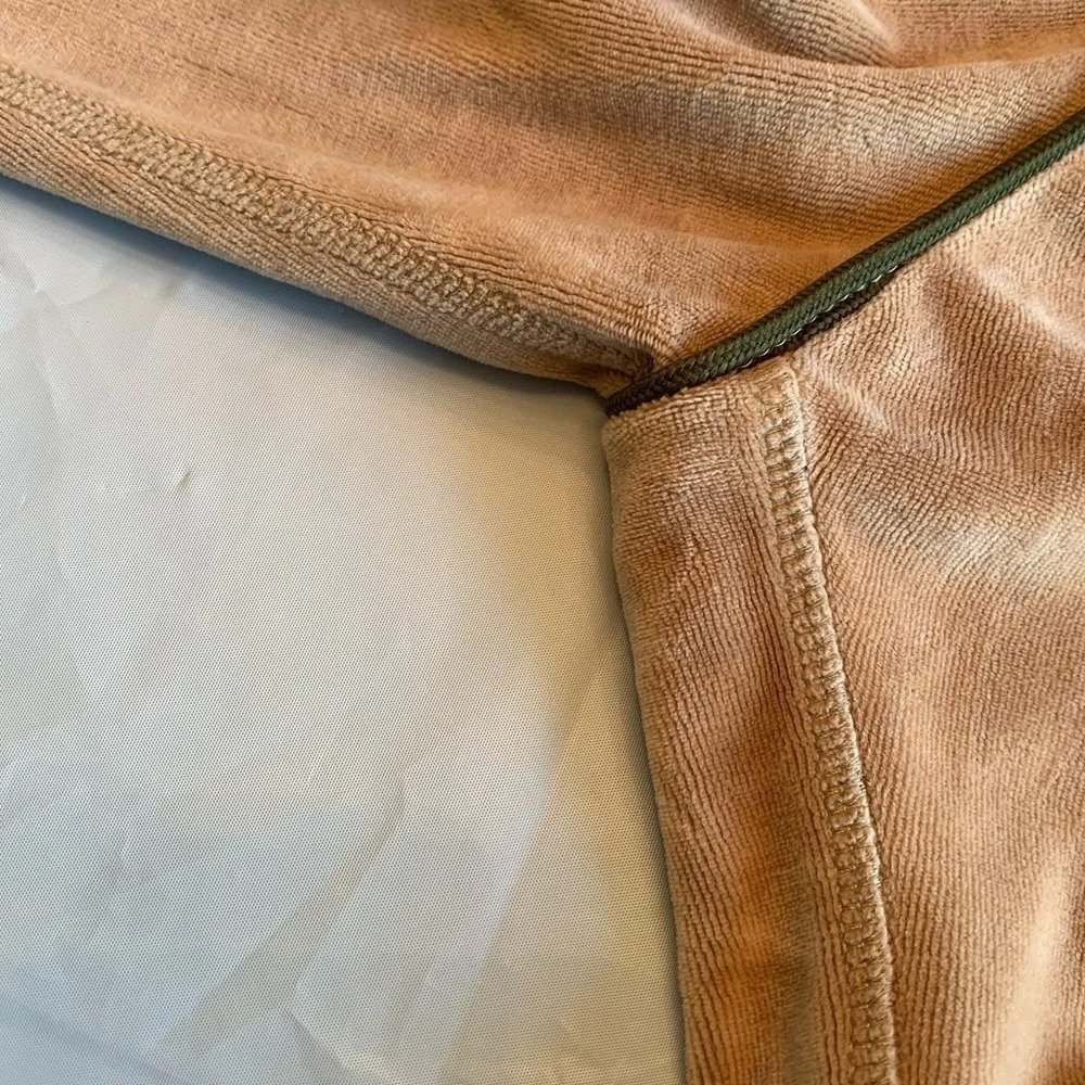 🧥 Lululemon Tan Full-Zip Hooded Sweater – Early-Era / OG Style – Women’s Small 🧥 - Picture 8 of 15
